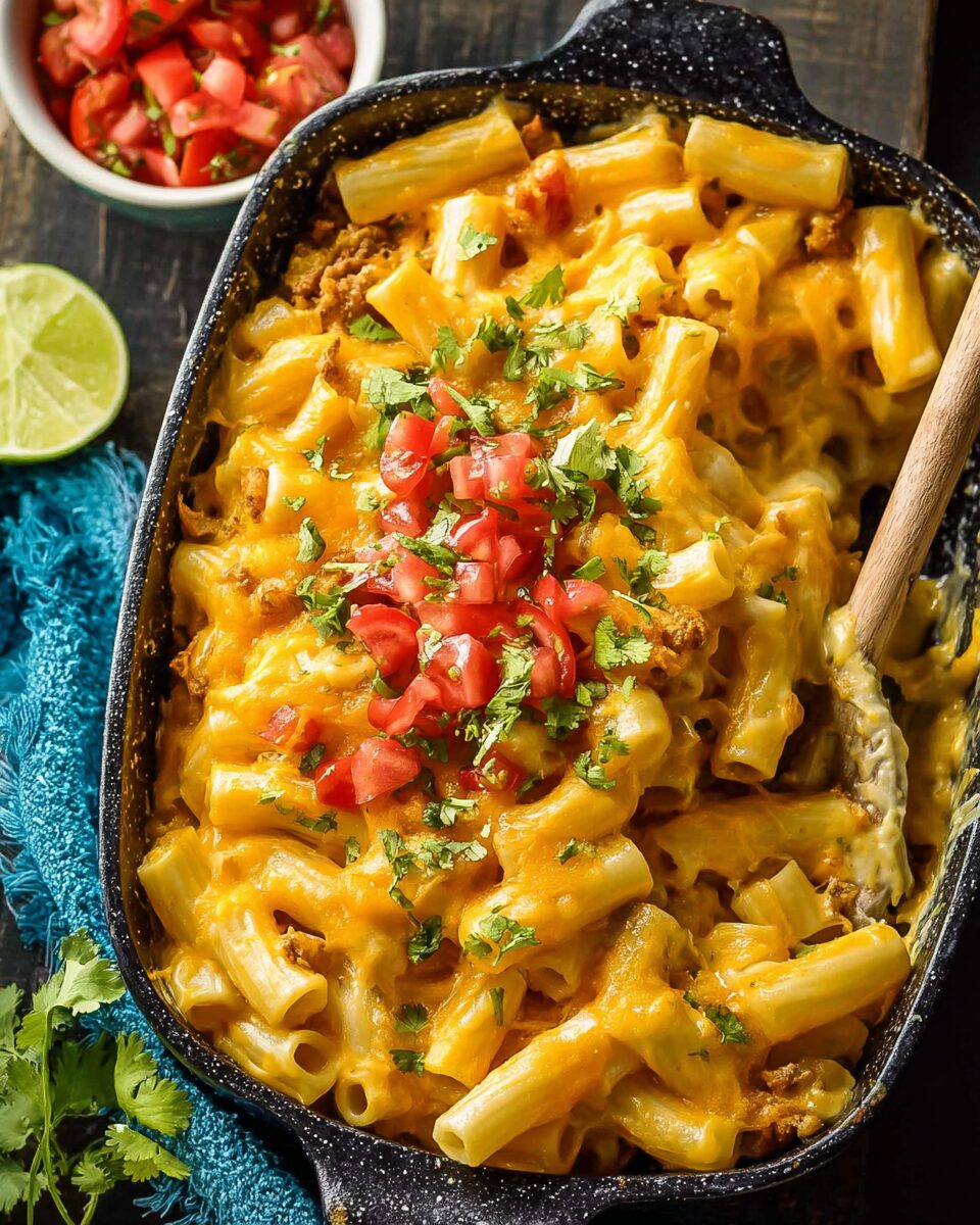 Baked Mexican Mac and Cheese
