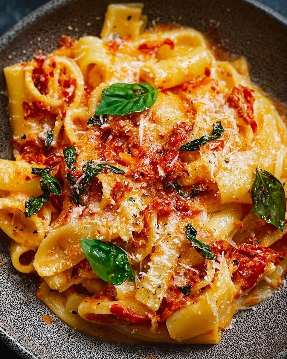 Baked Pasta alla Sorrentina with Melty Mozzarella and Fresh Basil