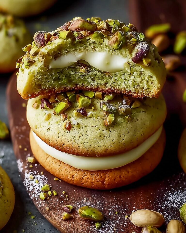Decadent Pistachio Cream-Stuffed Delights