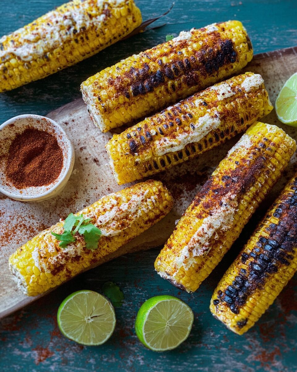 Sweet Grilled Corn with Tangy Lime Butter
