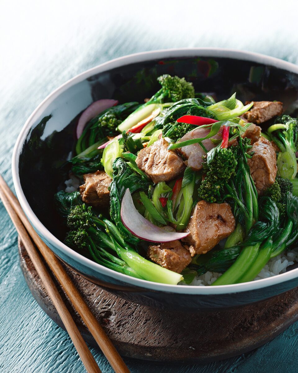 Pork and Asian Greens Stir-Fry