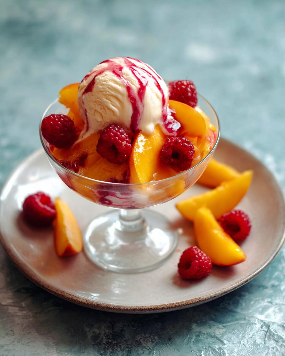 Peach Melba