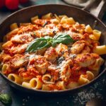 Chicken Parmesan Pasta Skillet