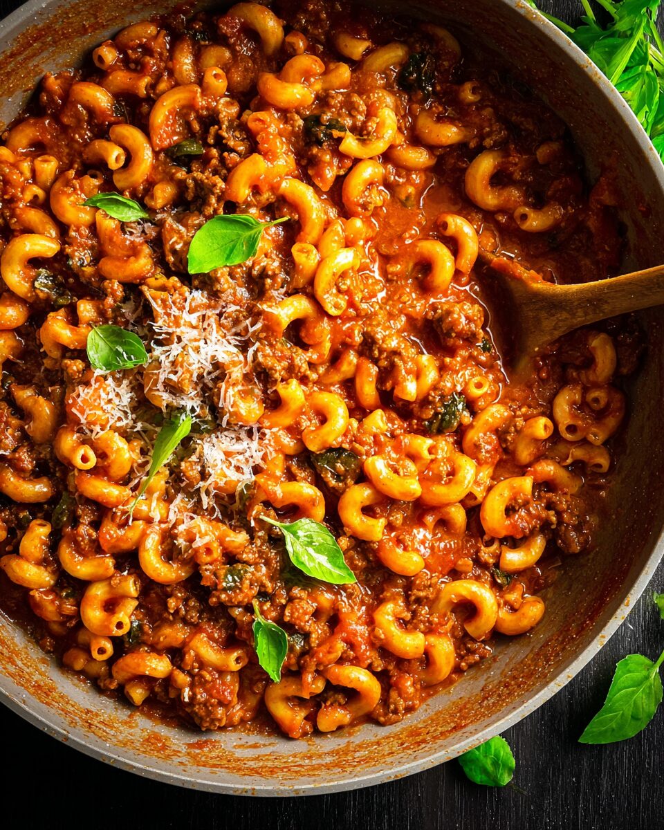 Cheesy Beefaroni Casserole
