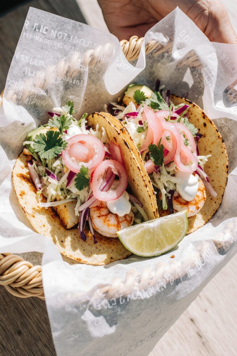 Shrimp Tacos Aquí Me Quedo