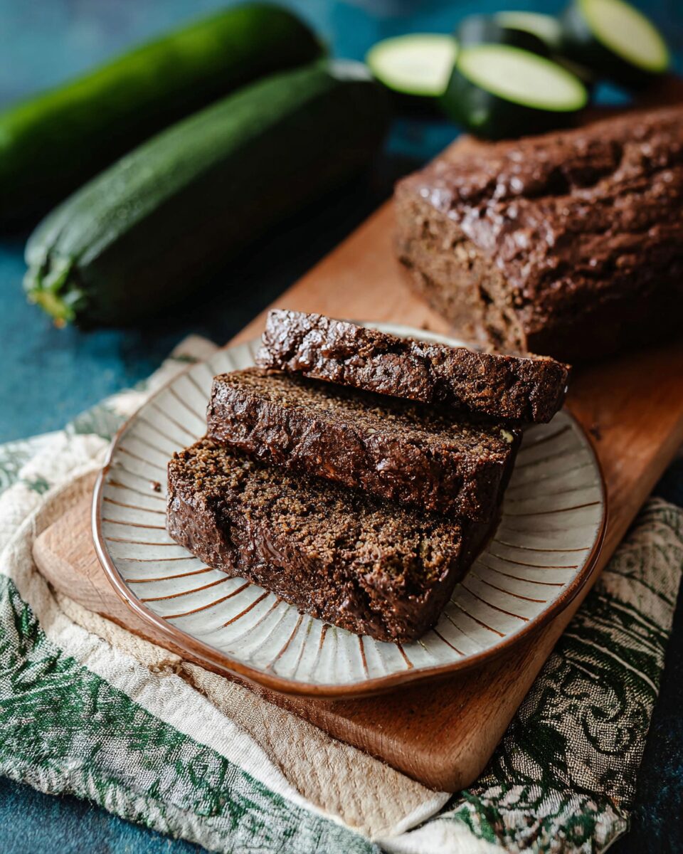 Mexican Chocolate Zucchini Bread