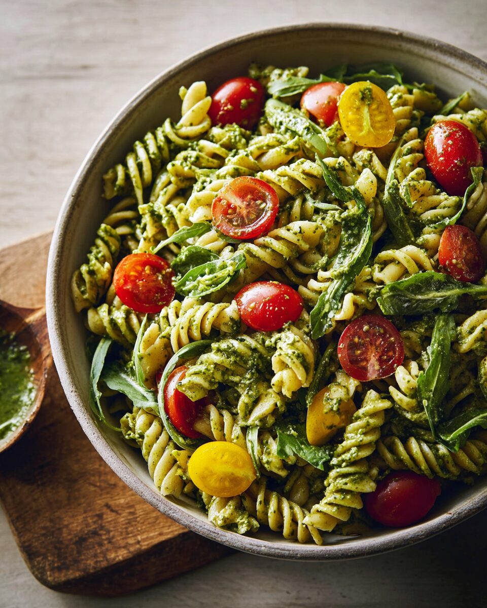 Vegan Pesto Pasta Salad