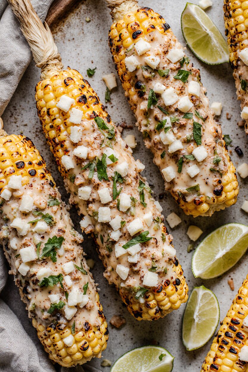 Grilled Mexican Street Corn
