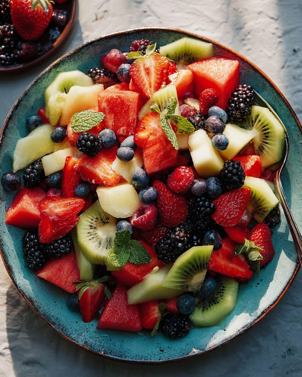 Zesty Lime-Infused Fruit Salad
