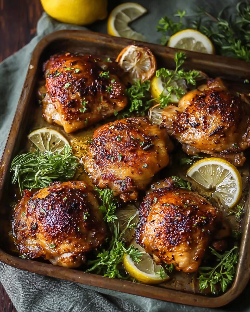 Baked Boneless Chicken Thighs