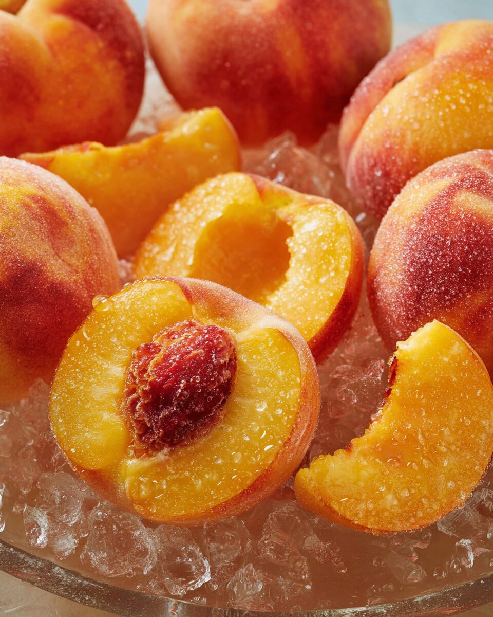 Frozen Peaches for Smoothies