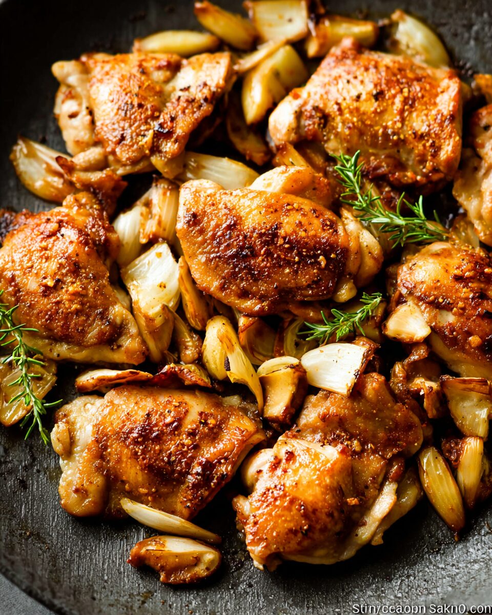 Juicy Sheet Pan Chicken Thighs