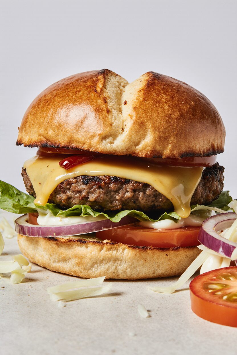 Thin but Juicy Chargrilled Burgers