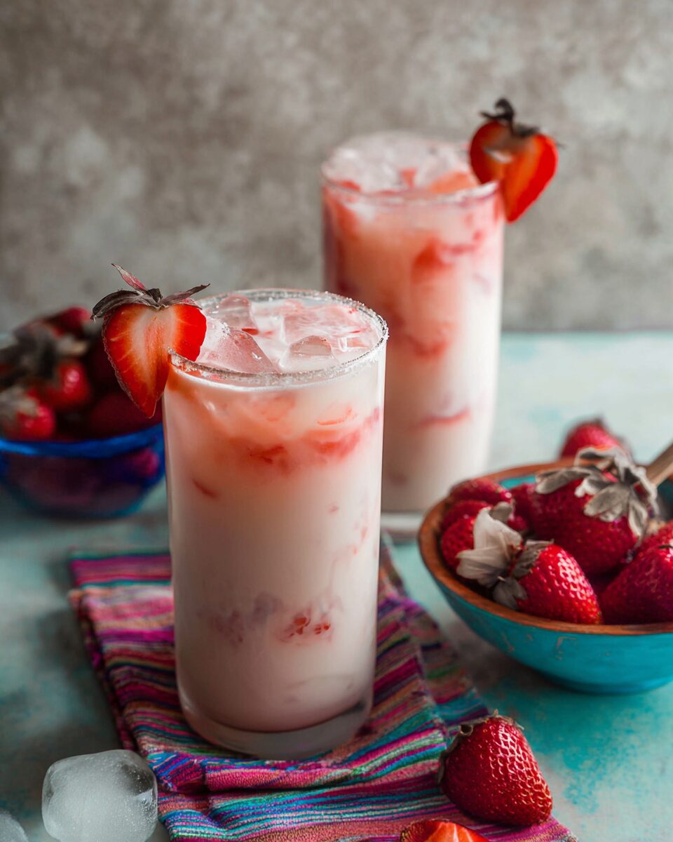 Strawberry Horchata