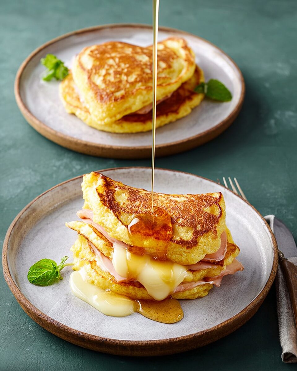 Ham and Cheese Stuffed Venezuelan Corn Pancakes