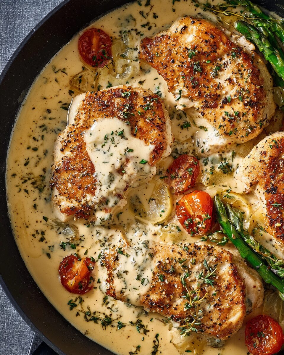 One-Pan Boursin Chicken