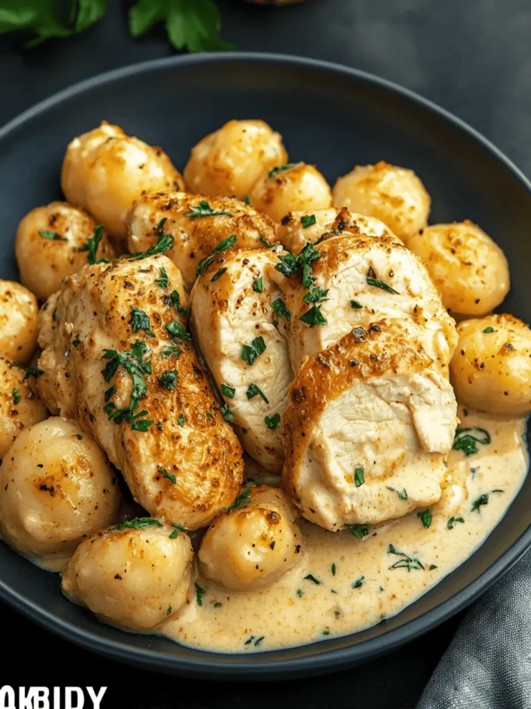 Asiago Chicken and Gnocchi