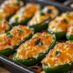 Cream Cheese & Cheddar Jalapeño Poppers Recipe