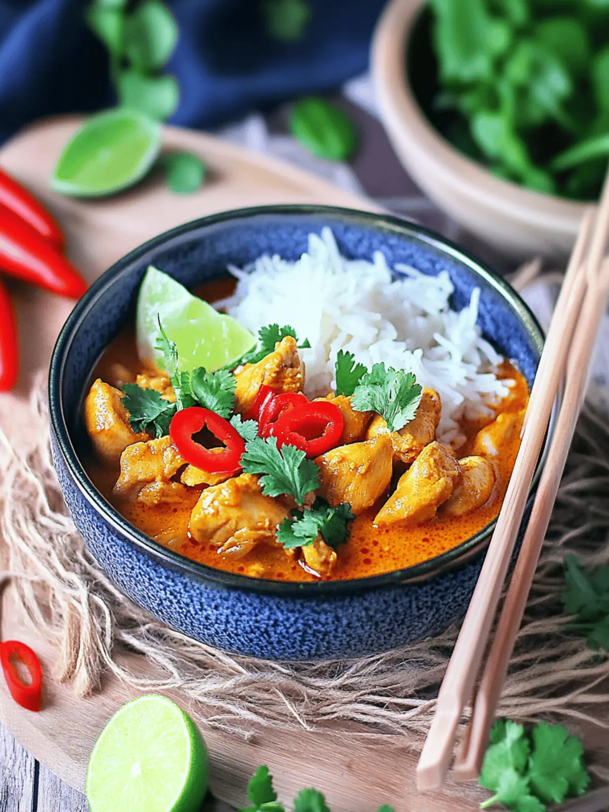 Easy Thai Red Chicken Curry