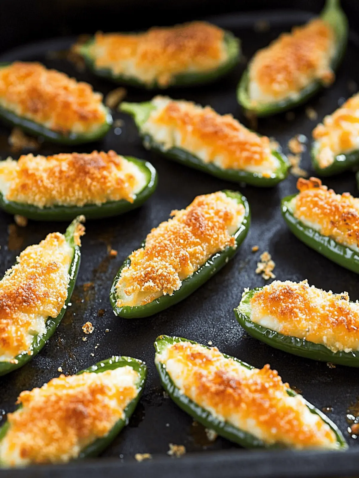 Crispy Baked Jalapeño Poppers