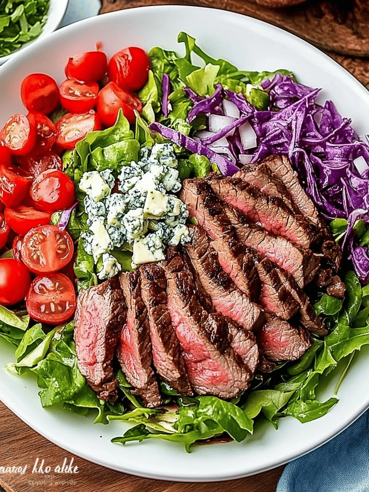 Steak and Blue Cheese Salad