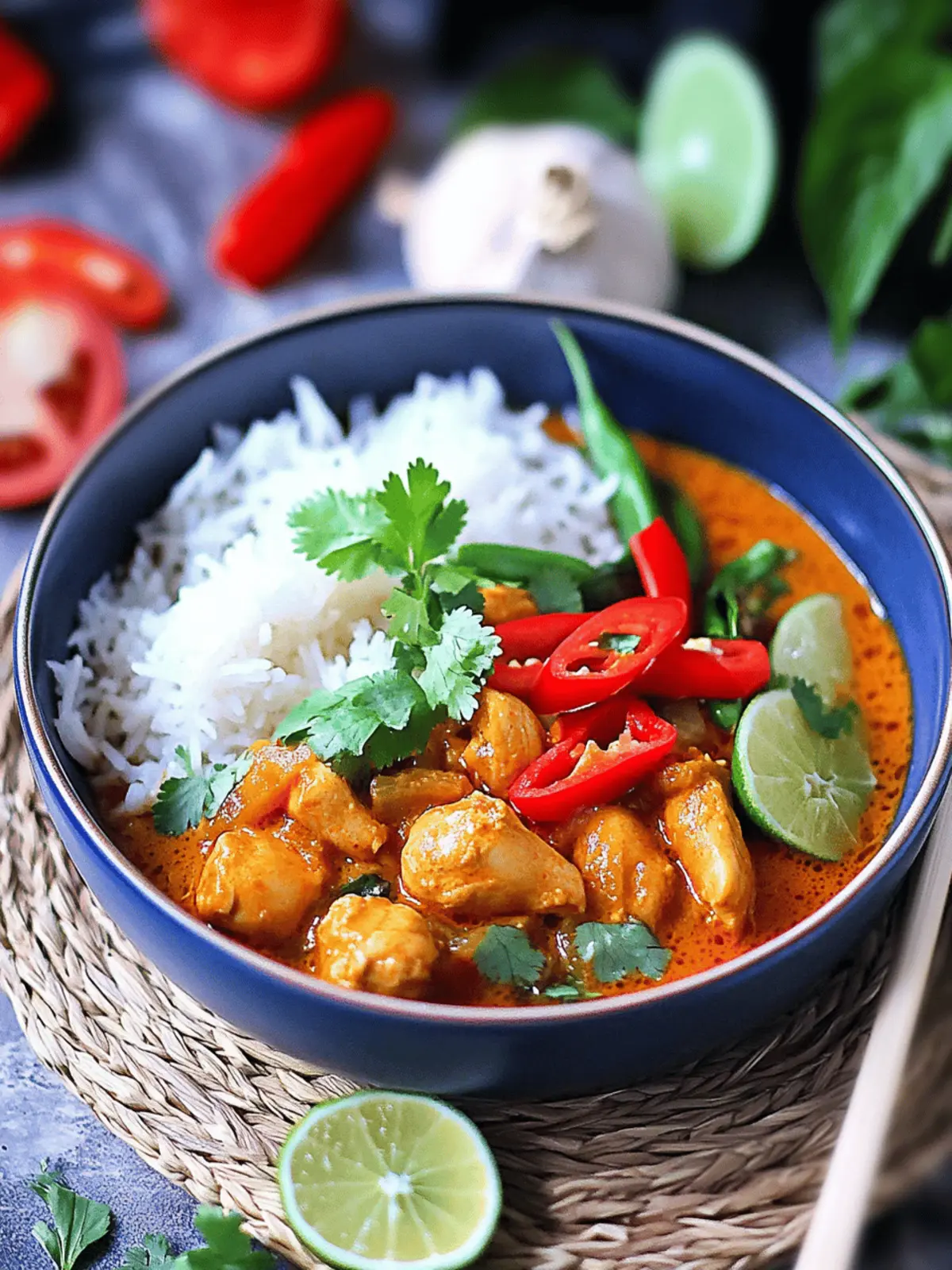 Easy Thai Red Chicken Curry