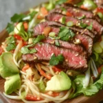 Asian Noodle Salad With Steak