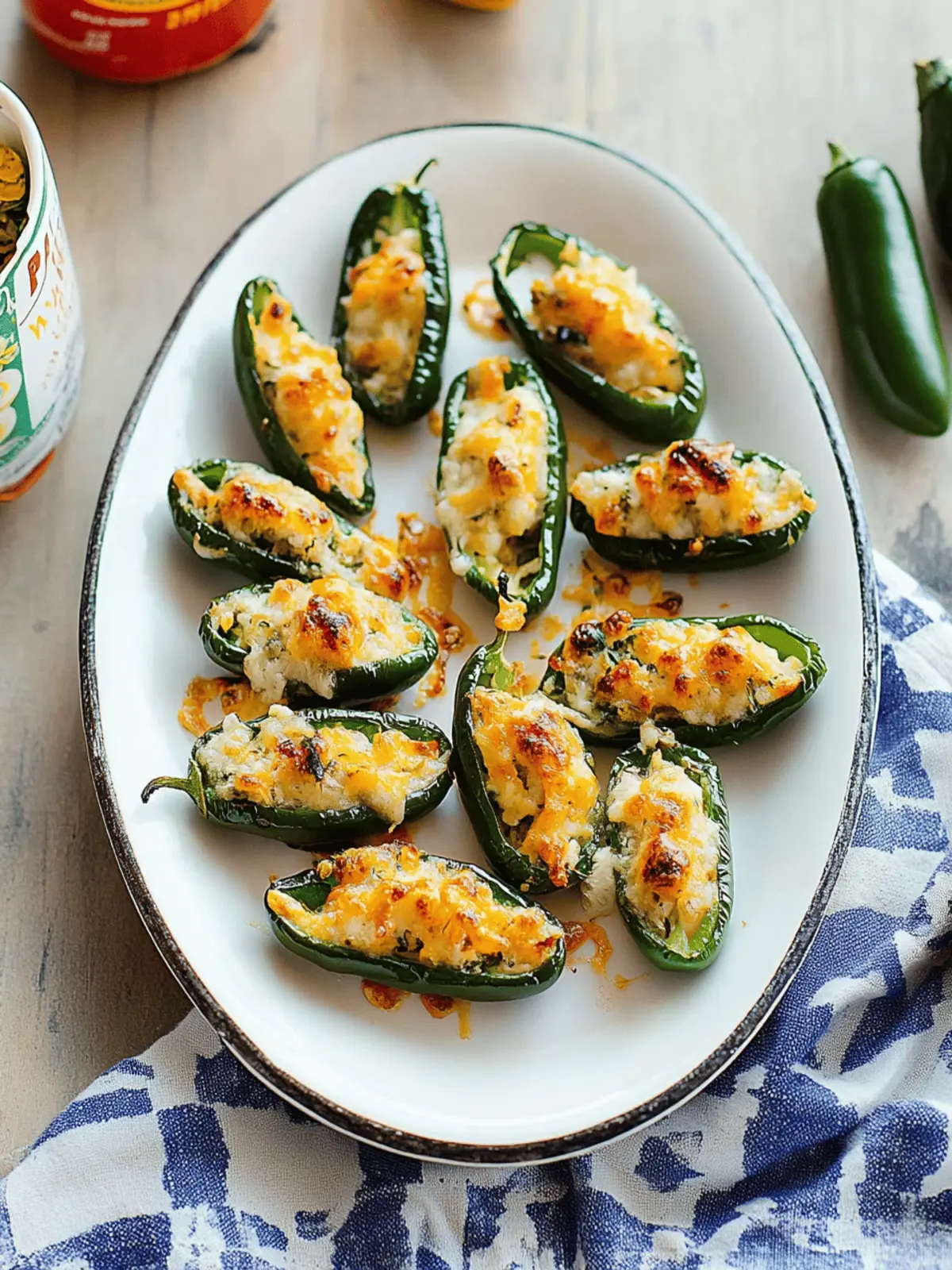 Baked Jalapeño Poppers