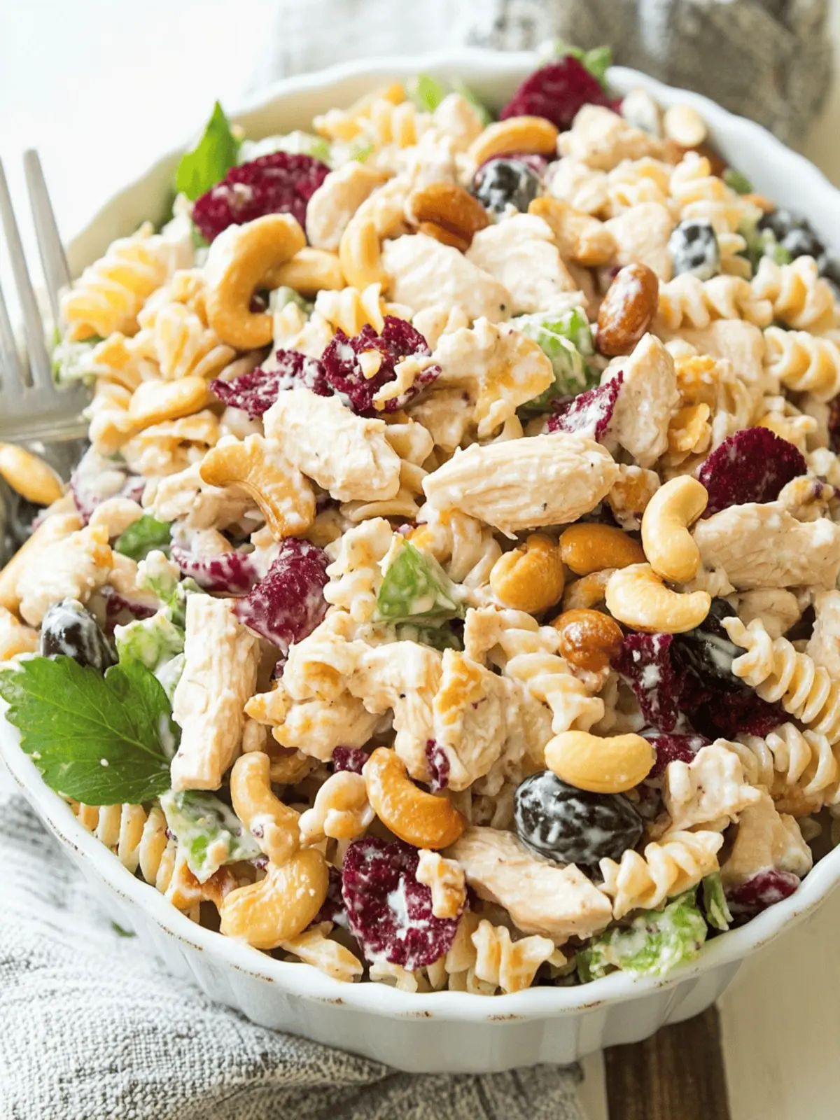 Cashew Chicken Rotini Salad: Your Perfect Summer Recipe