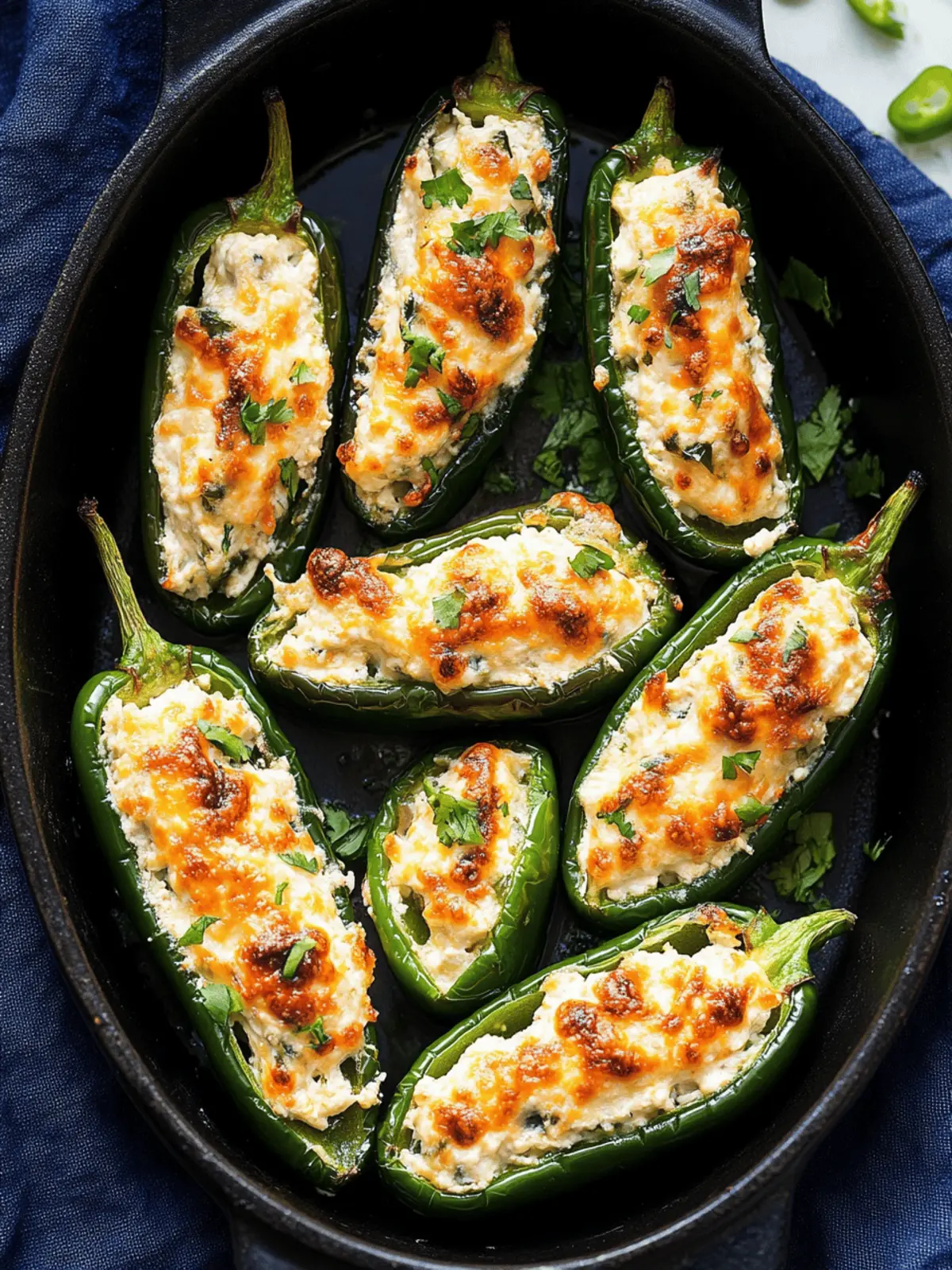 Cream Cheese Stuffed Jalapeno Peppers