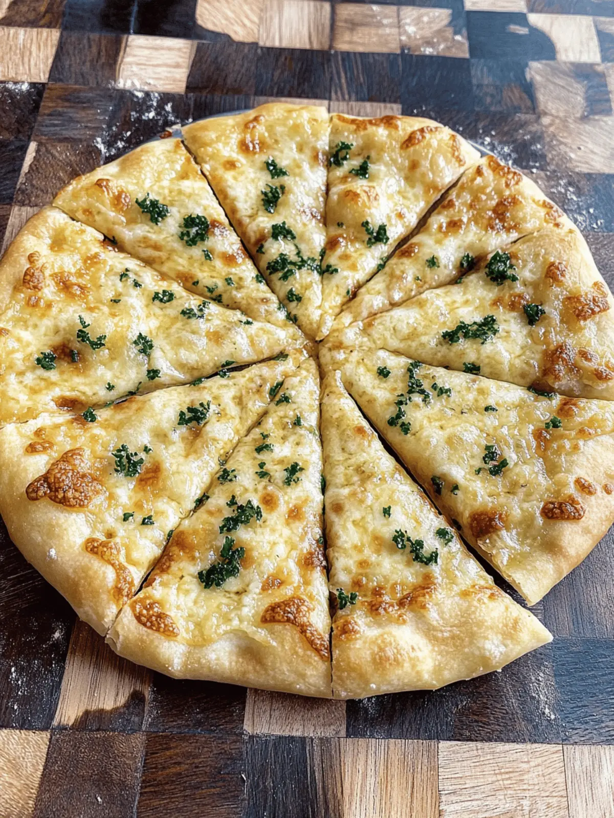 High Protein Cheesy Garlic Pizza Under 30 Minutes and Low Calorie
