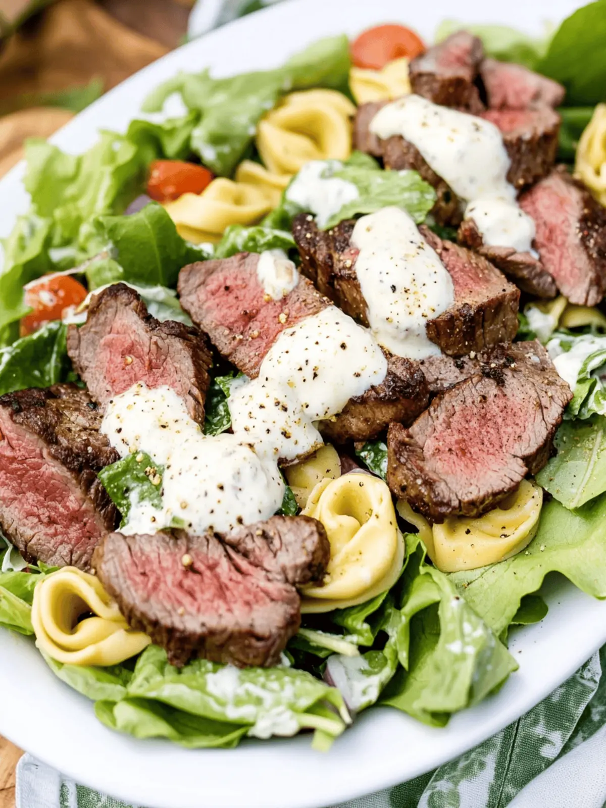 Steak and Tortellini Salad