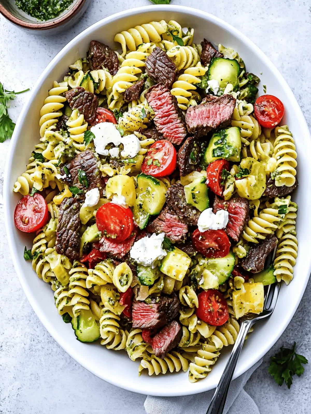 Steak Pasta Salad