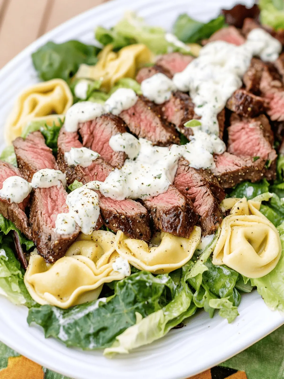 Steak and Tortellini Salad