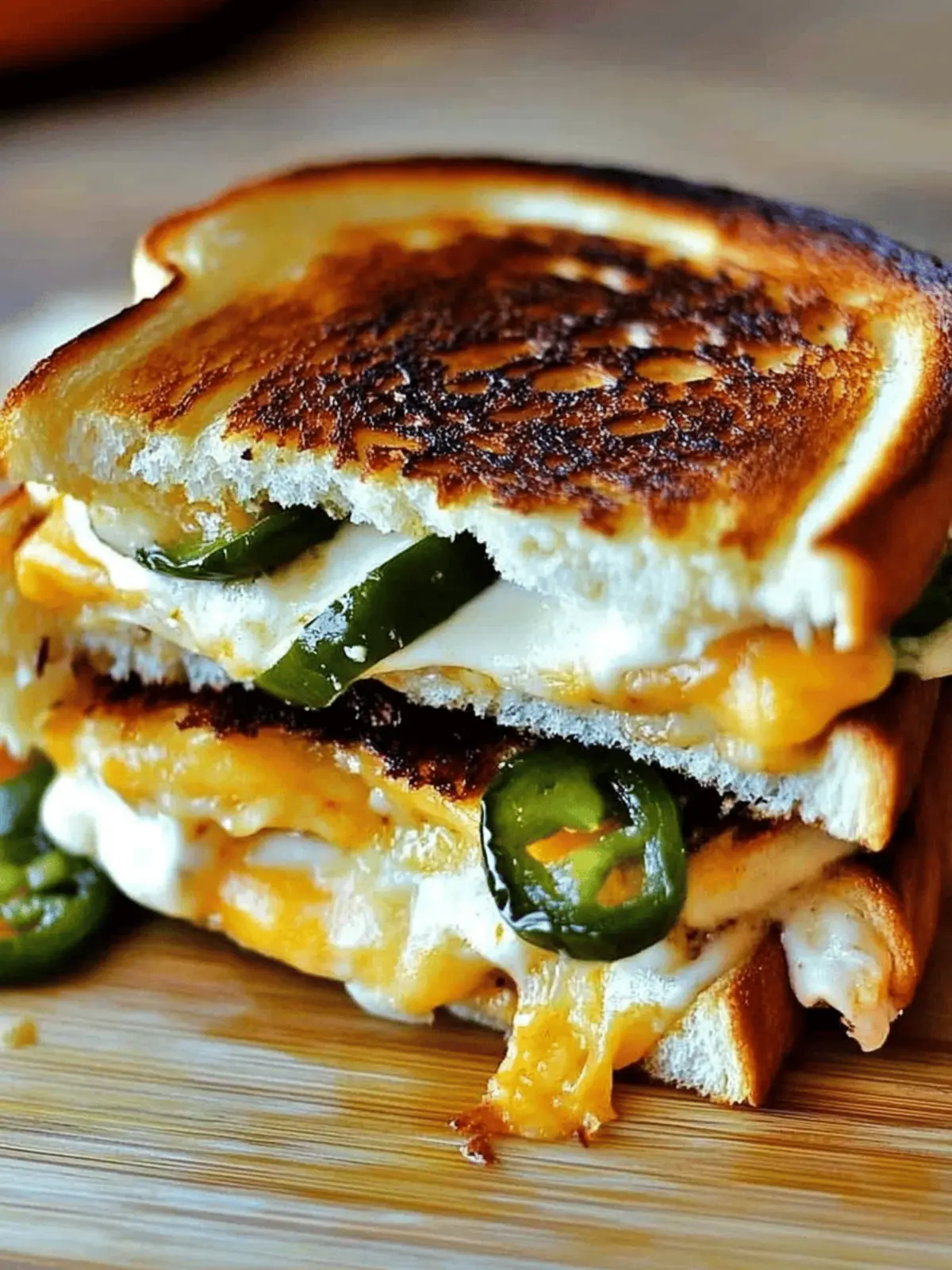 Jalapeno Popper Grilled Cheese