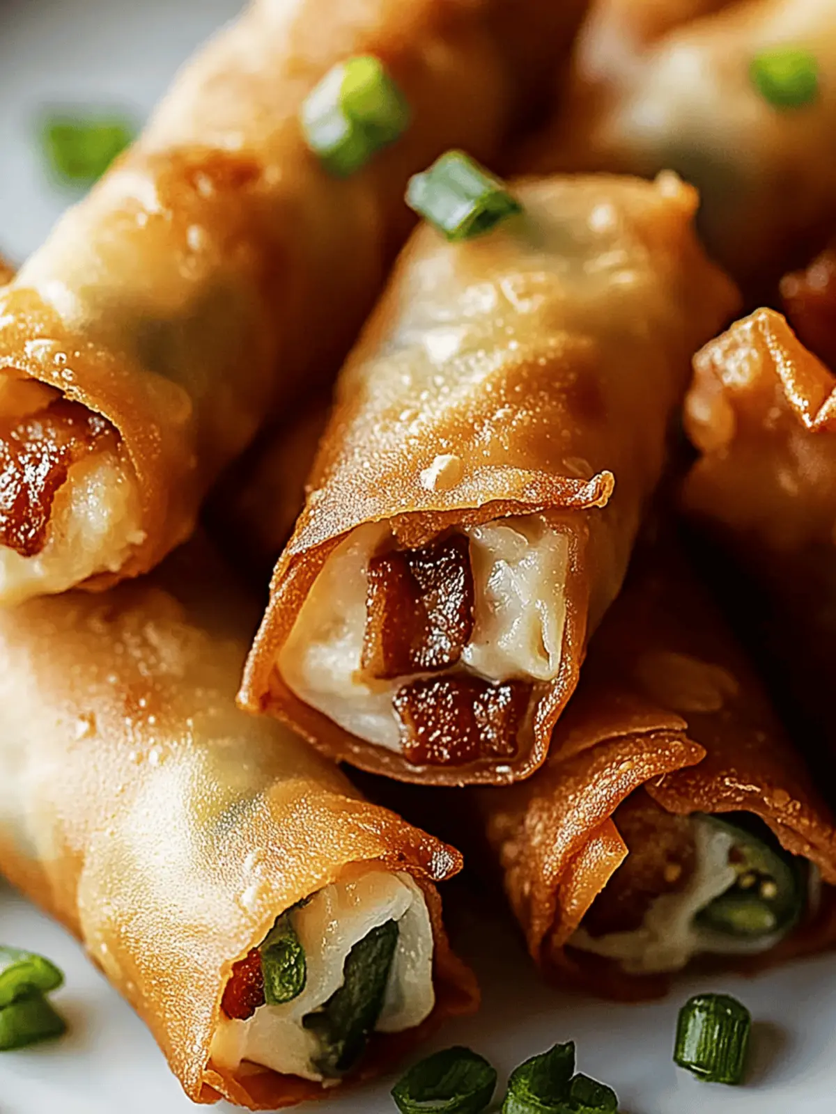 Bacon Jalapeno Egg Rolls