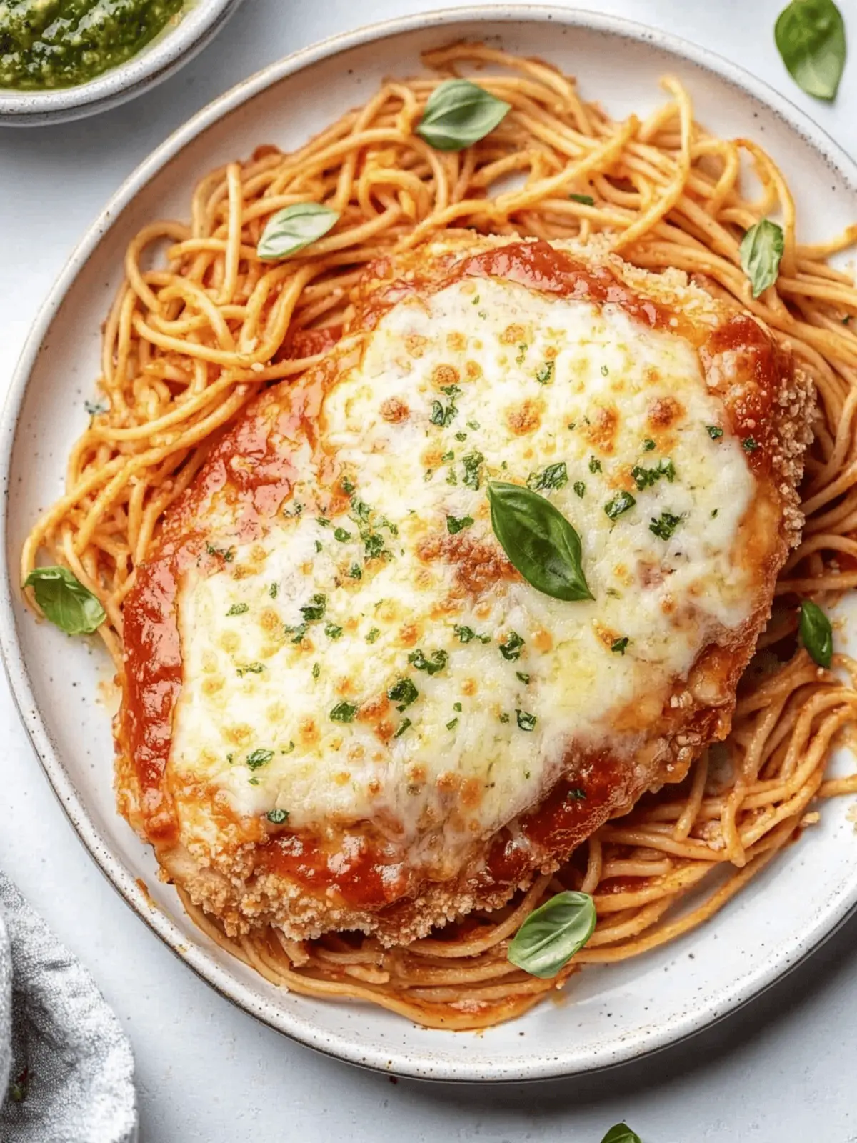 Healthy Baked Chicken Parmesan: Crispy Delight Without Guilt