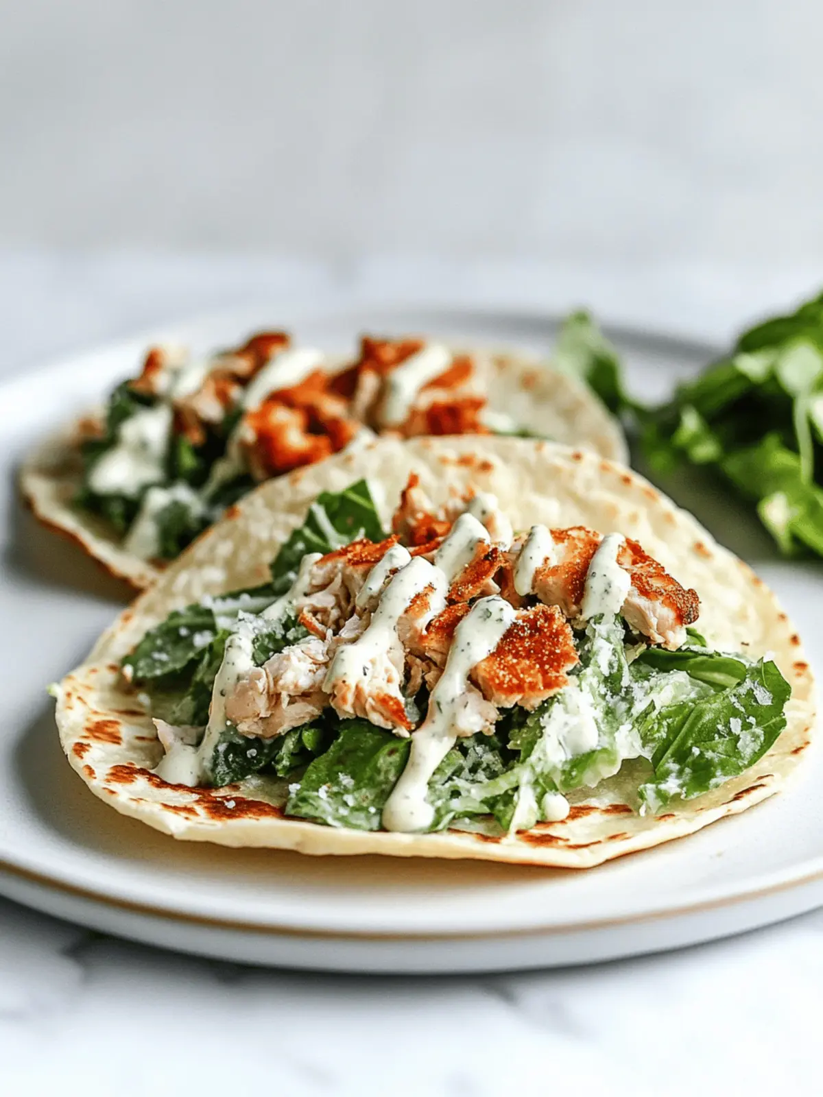Smash Chicken Caesar Tacos: Quick, Crispy & Totally Yum