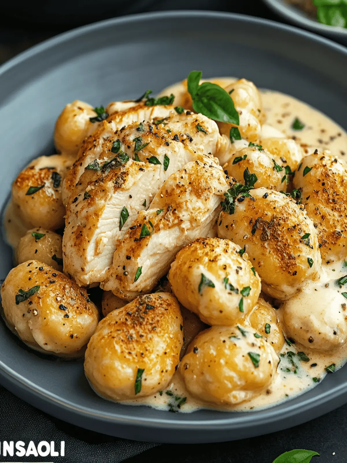 Creamy Asiago Chicken and Gnocchi for Cozy Nights In