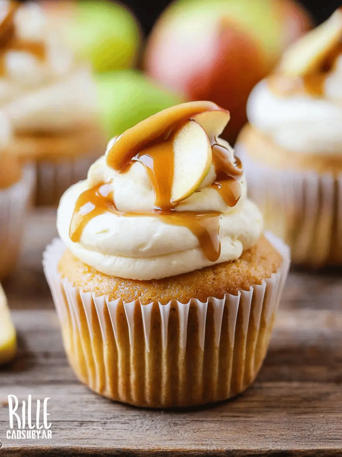 Caramel Apple Cupcakes