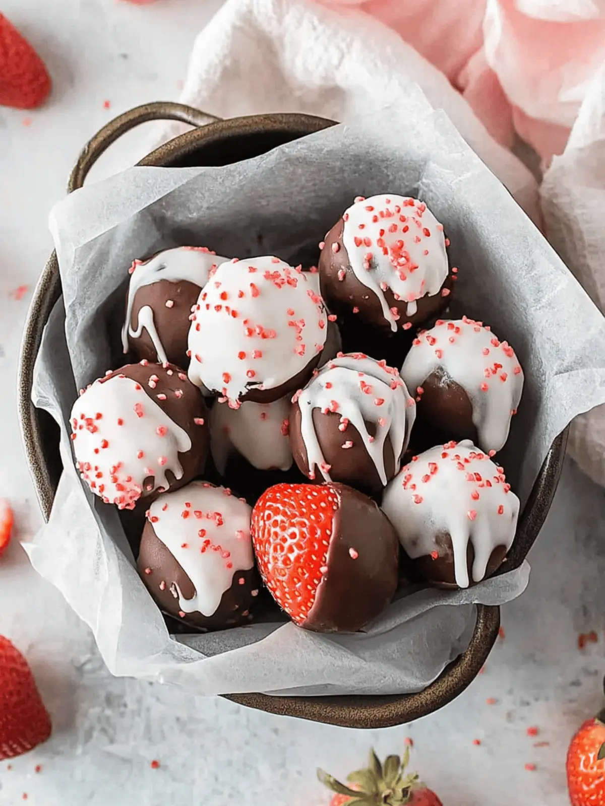 Delicious Strawberry Truffles That Melt in Your Mouth