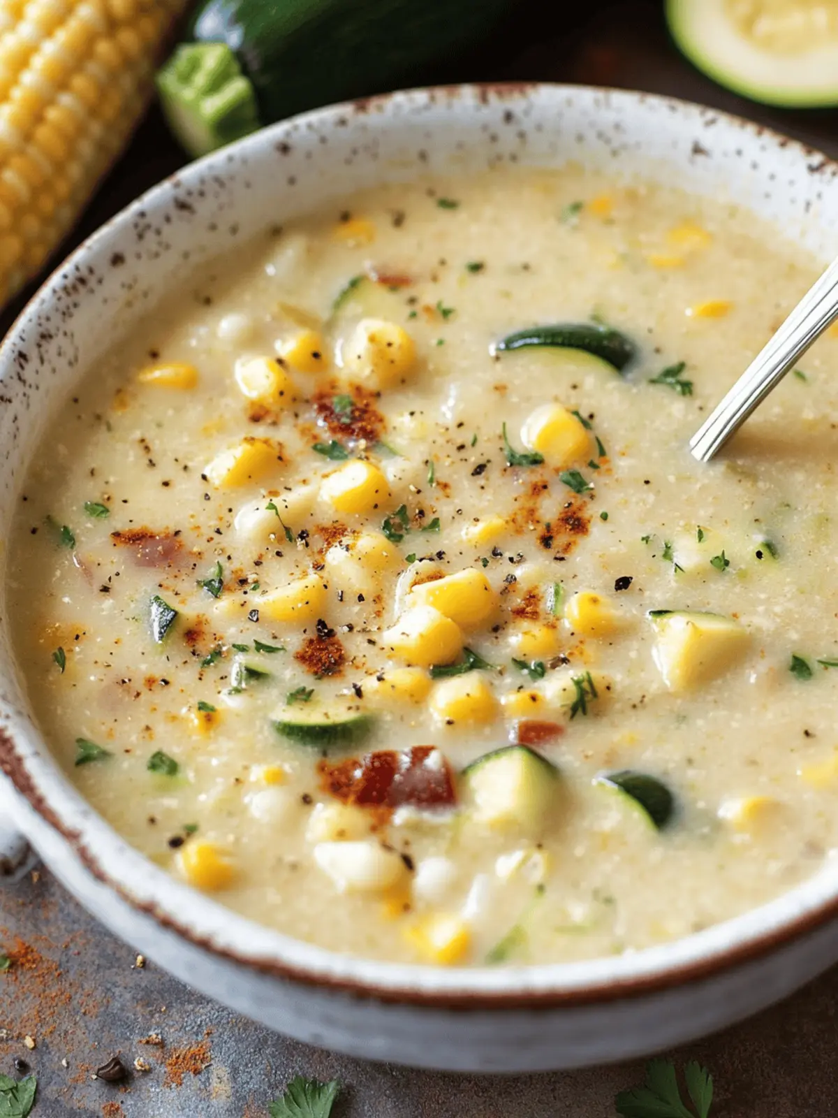 Delicious Summer Corn and Zucchini Chowder Recipe You’ll Love