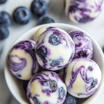 Blueberry Swirl Yogurt Bites