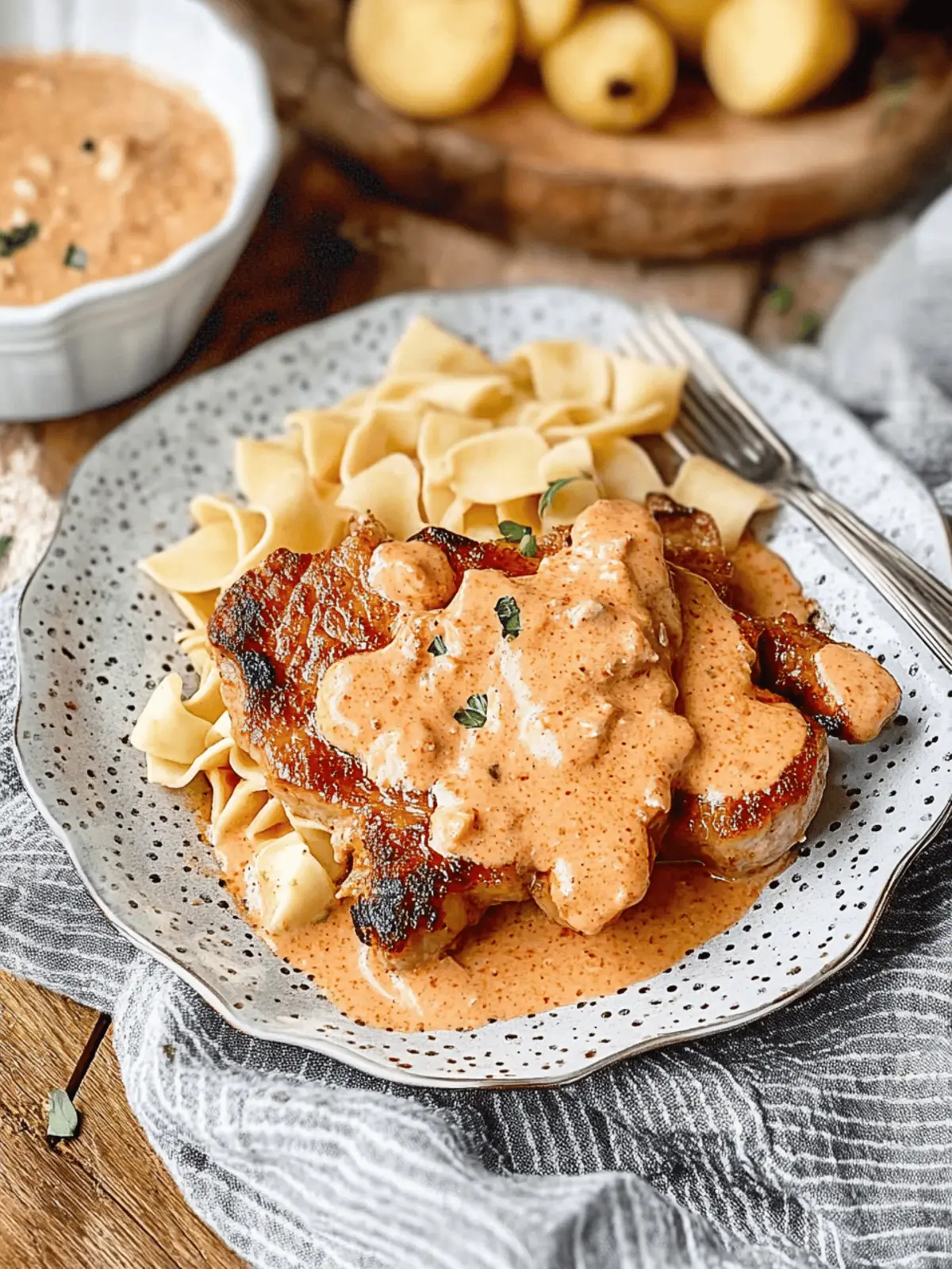 Savory Hungarian Sour Cream Pork Chops for Family Bliss