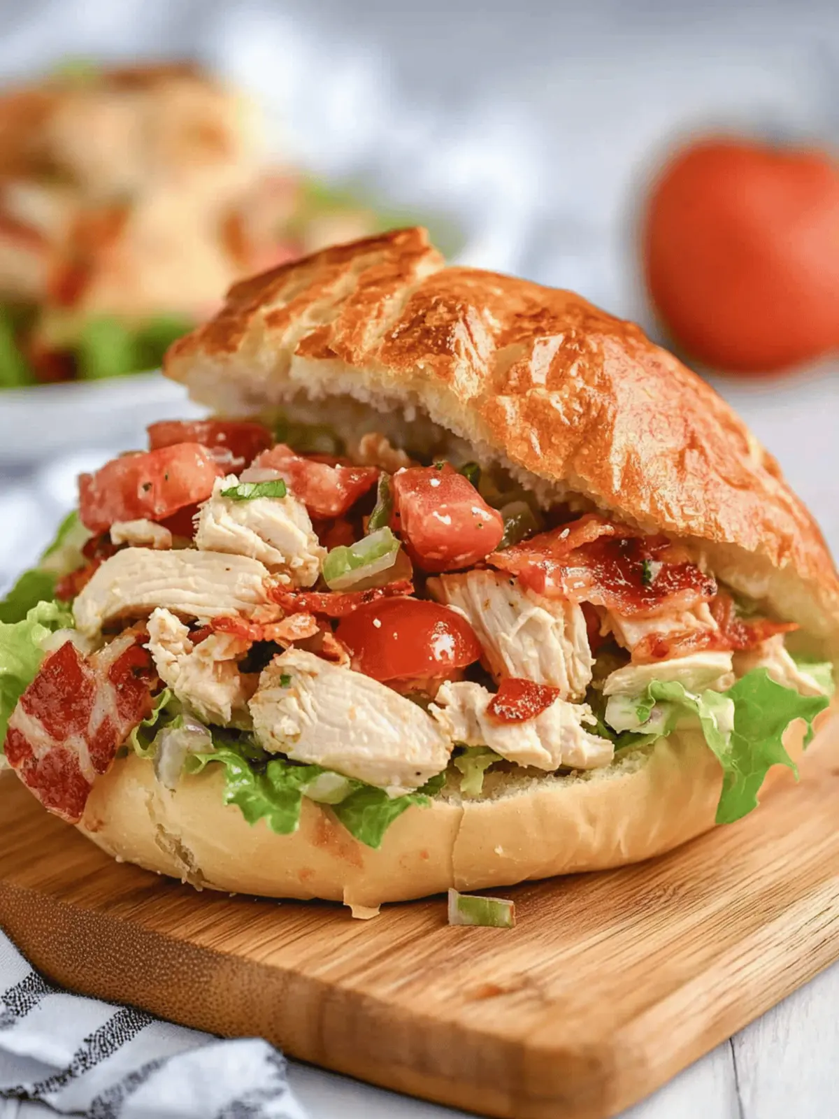 BLT Chicken Salad: Quick, Low Carb Delight for Your Lunch!