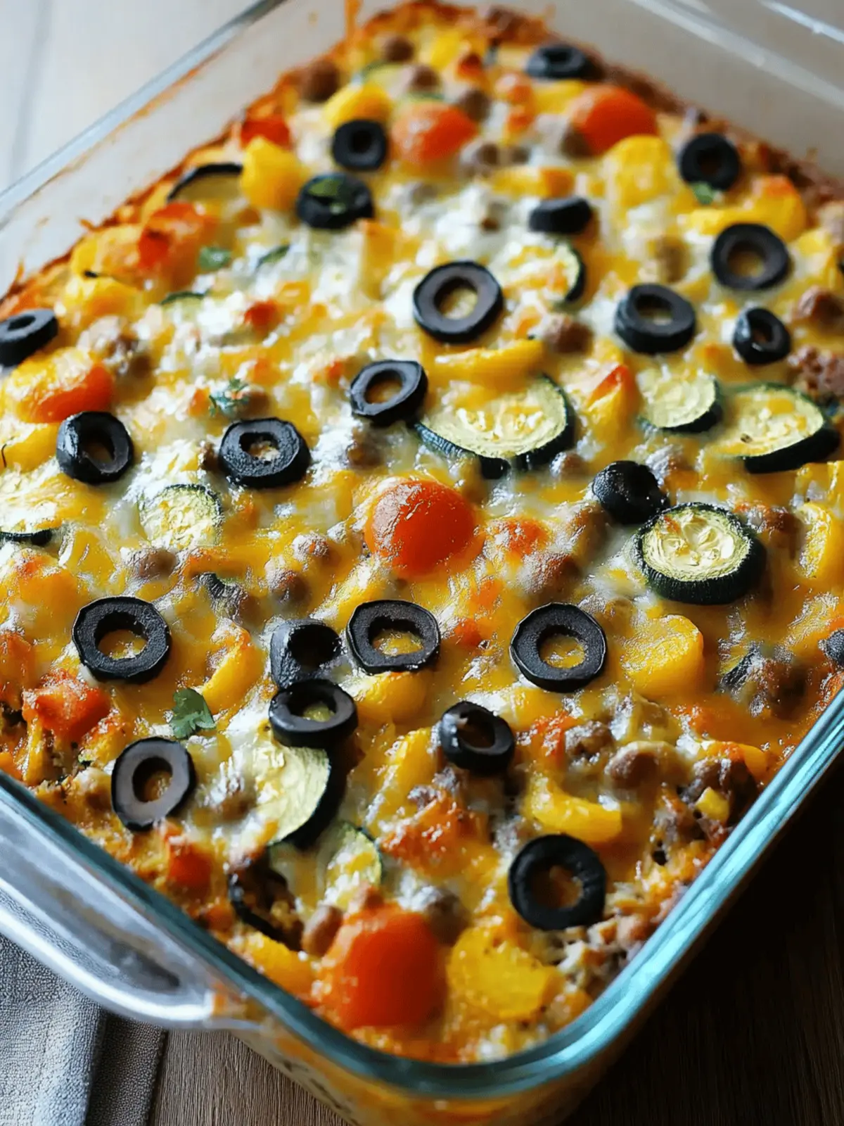 Tex-Mex Zucchini Bake