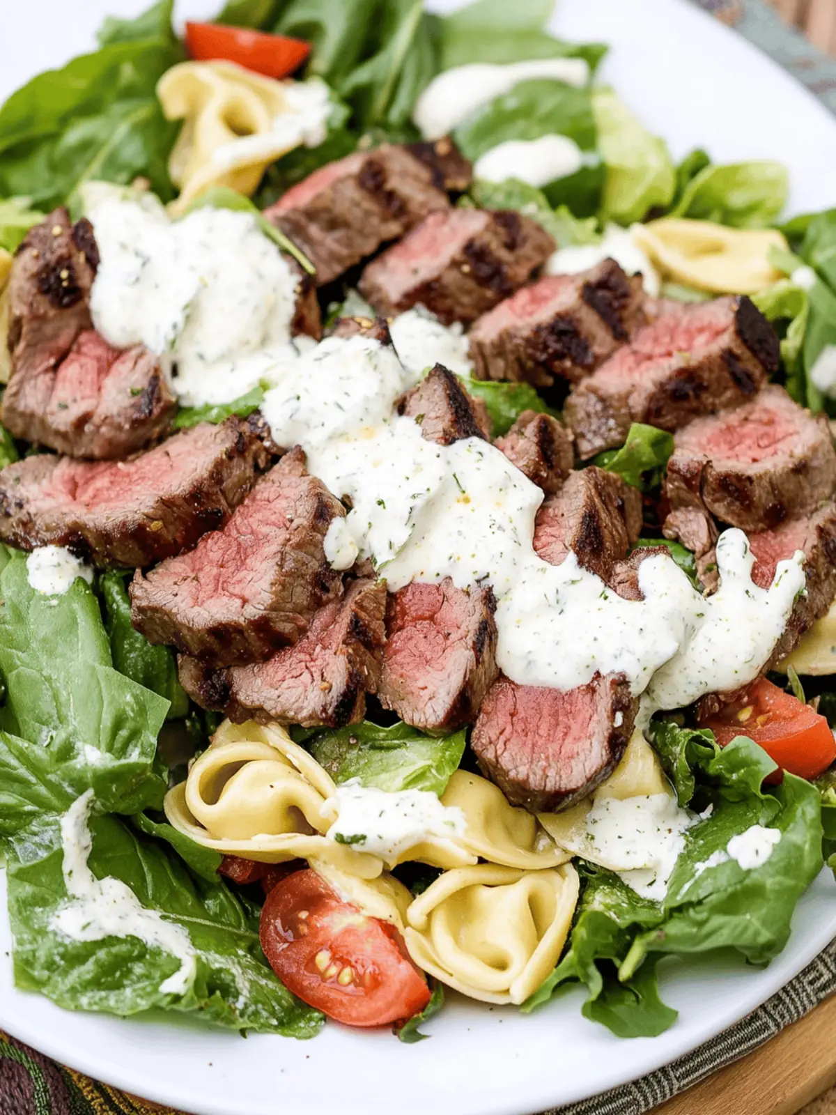 Steak and Tortellini Salad