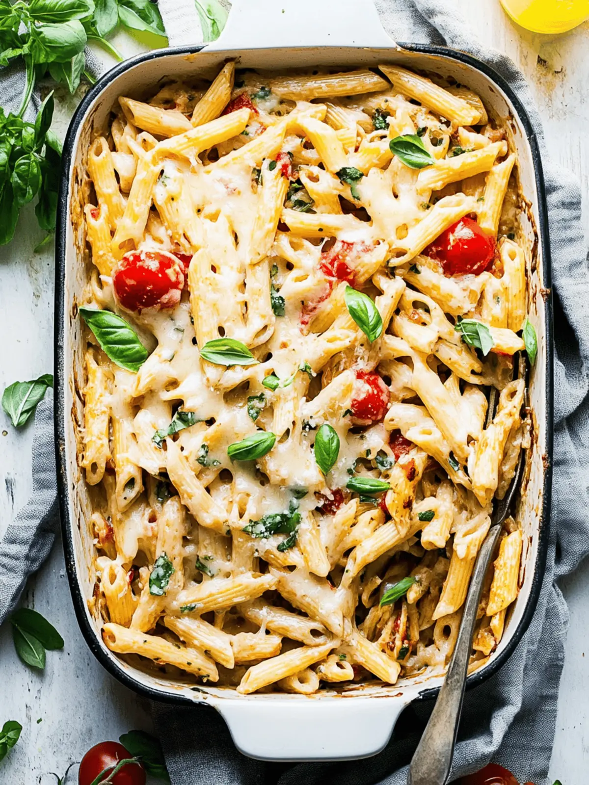Delicious Summer Pasta Dump-and-Bake for Busy Weeknights