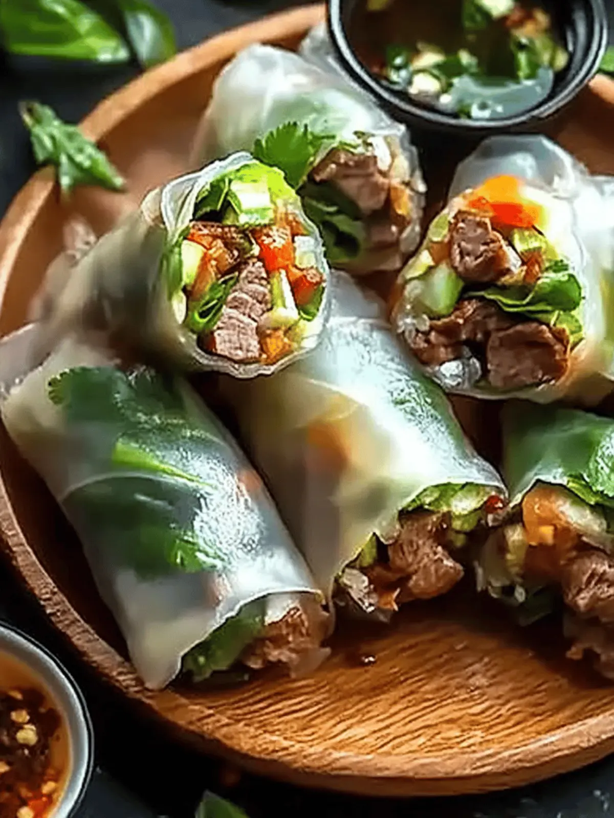 Thai Basil Beef Rolls: An Amazing Ultimate 5-Ingredient Dinner