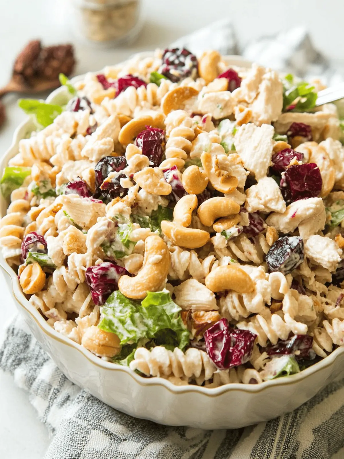 Cashew Chicken Rotini Salad